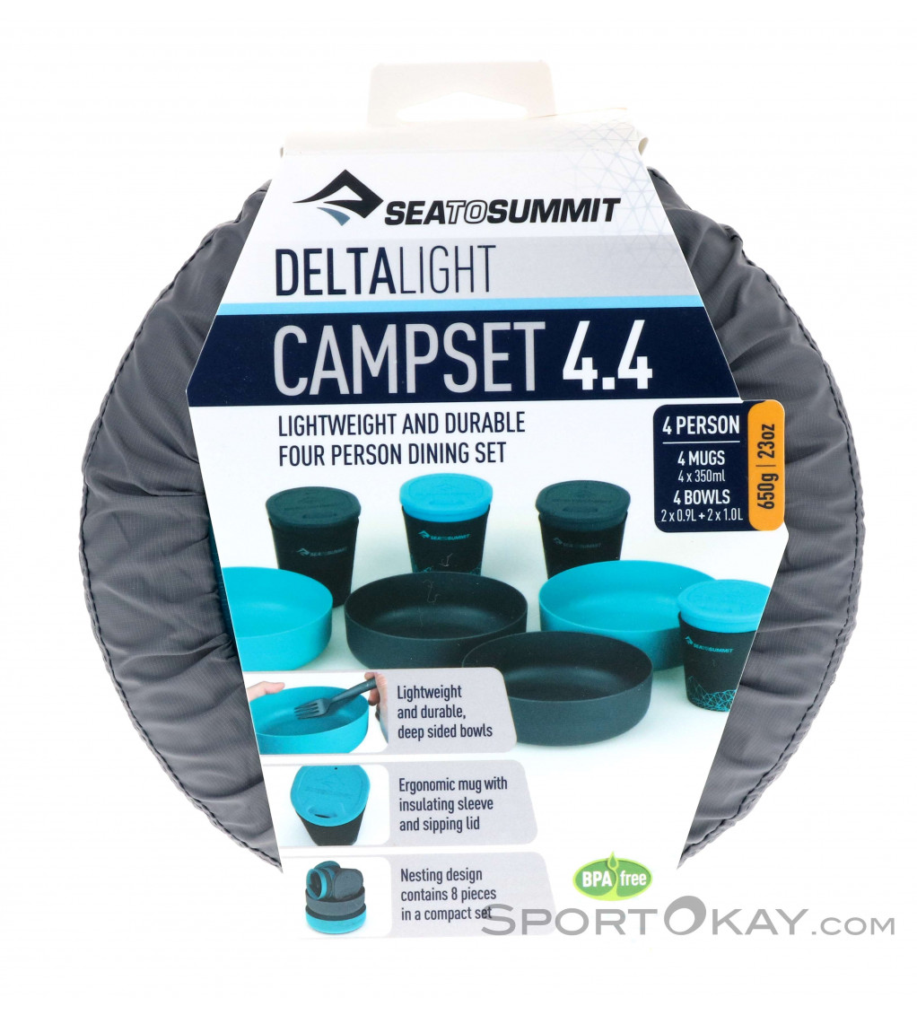 Sea to Summit DeltaLight Camp Set 4.4 Camping Crockery