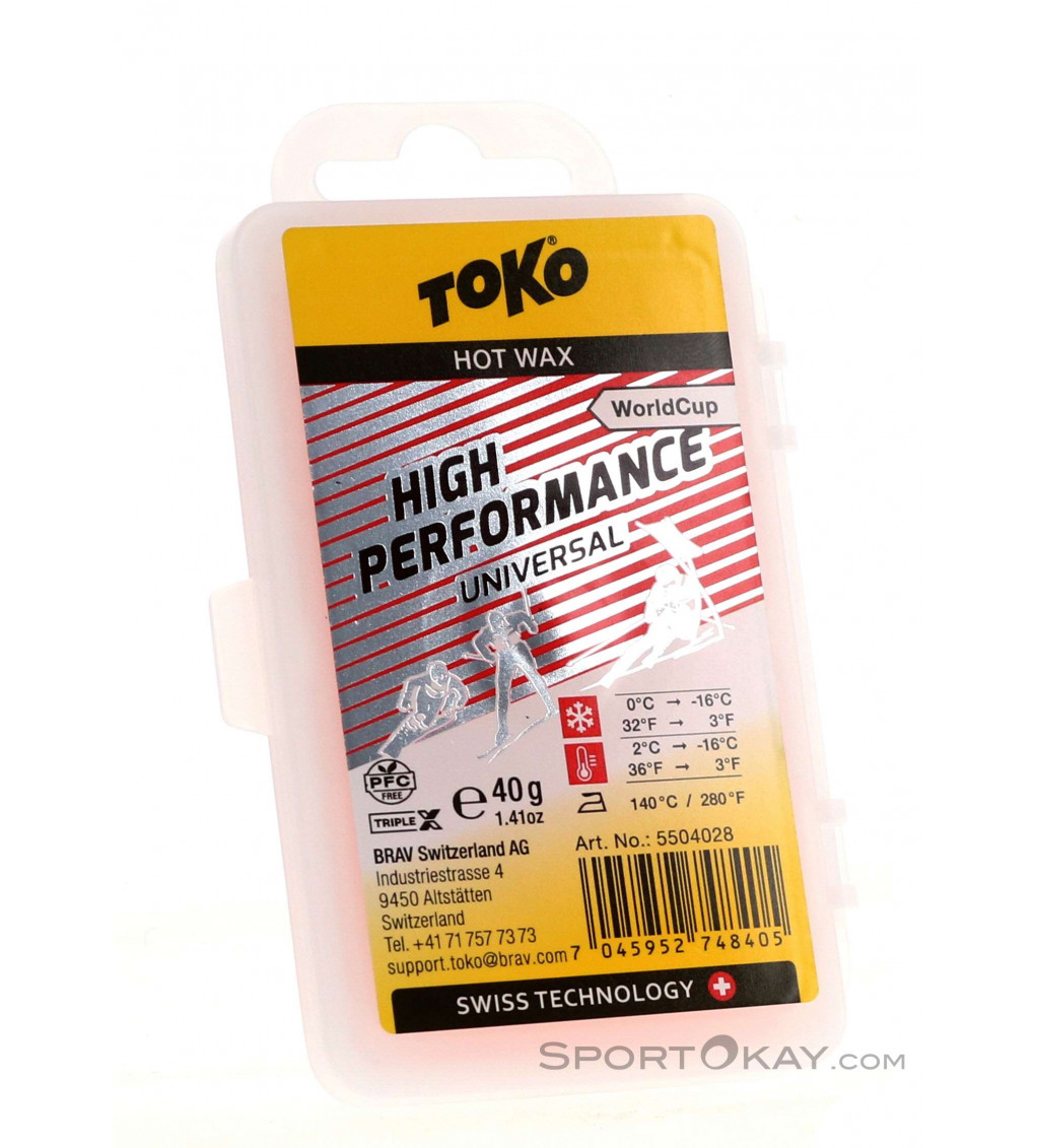 Toko High Performance Hot Wax UNIVERSAL (40g)