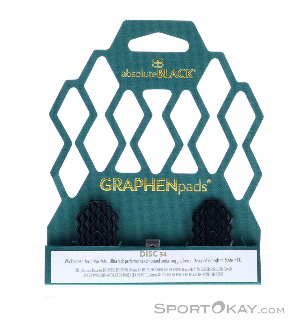 Absolute Black Graphenpads Disc 34 Shimano Disc Brake Pads