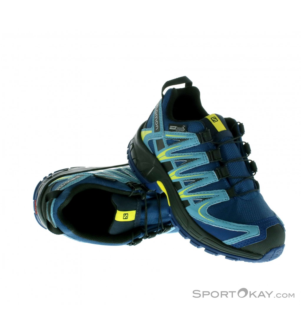 XA Pro 3D CS WP Kids Trail Running Shoes - Trail Running Shoes - Running Shoes - -