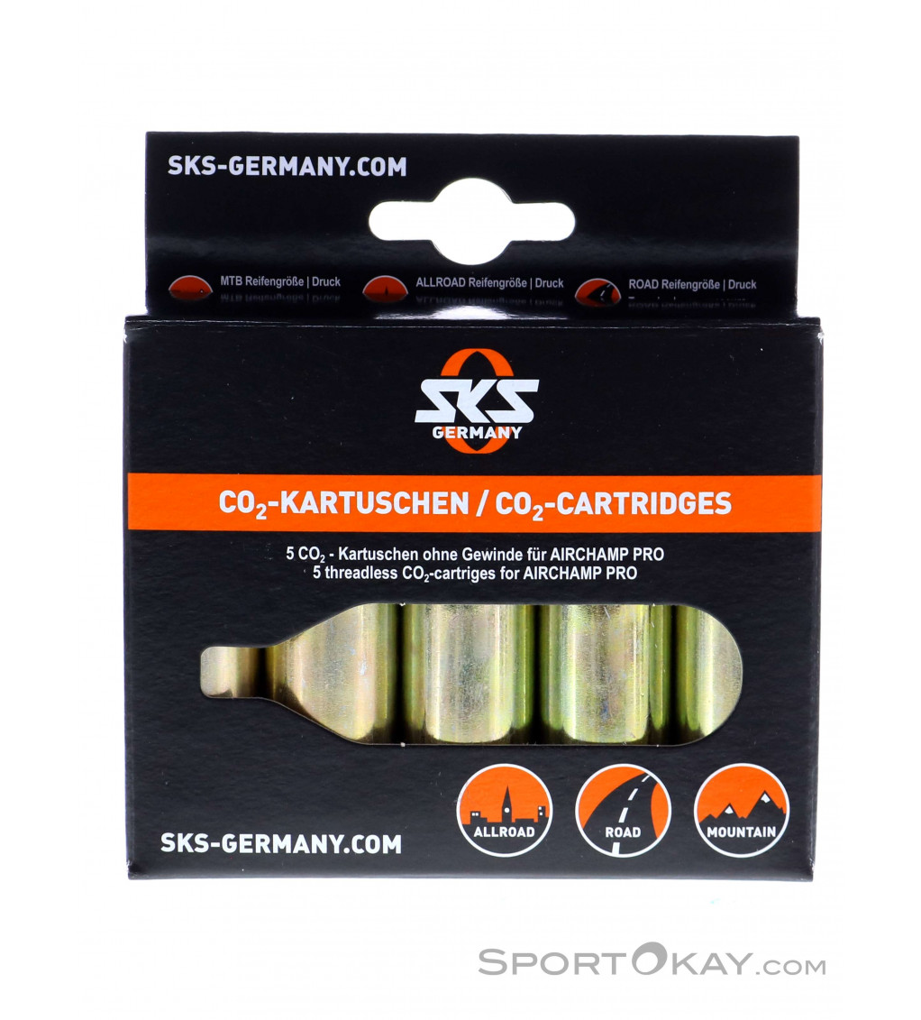 SKS Germany CO2 Airchamp 16g 5er Cartridge Set