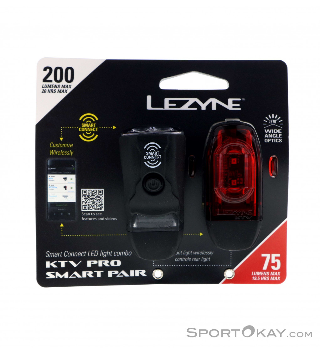 Lezyne KTV Drive/KTV Pro Smart Bike Light Set
