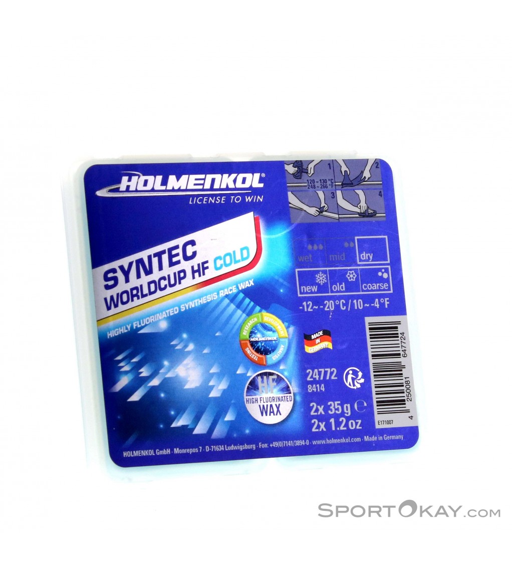 Holmenkol Syntec Worldcup HF Cold 35g Hot Wax