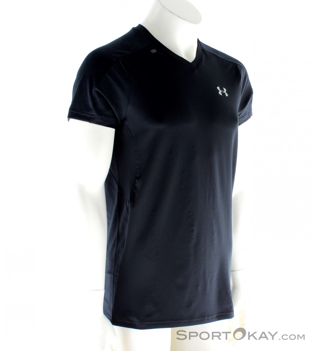 Under Armour Coolswitch Run V Neck Mens Functional Shirt