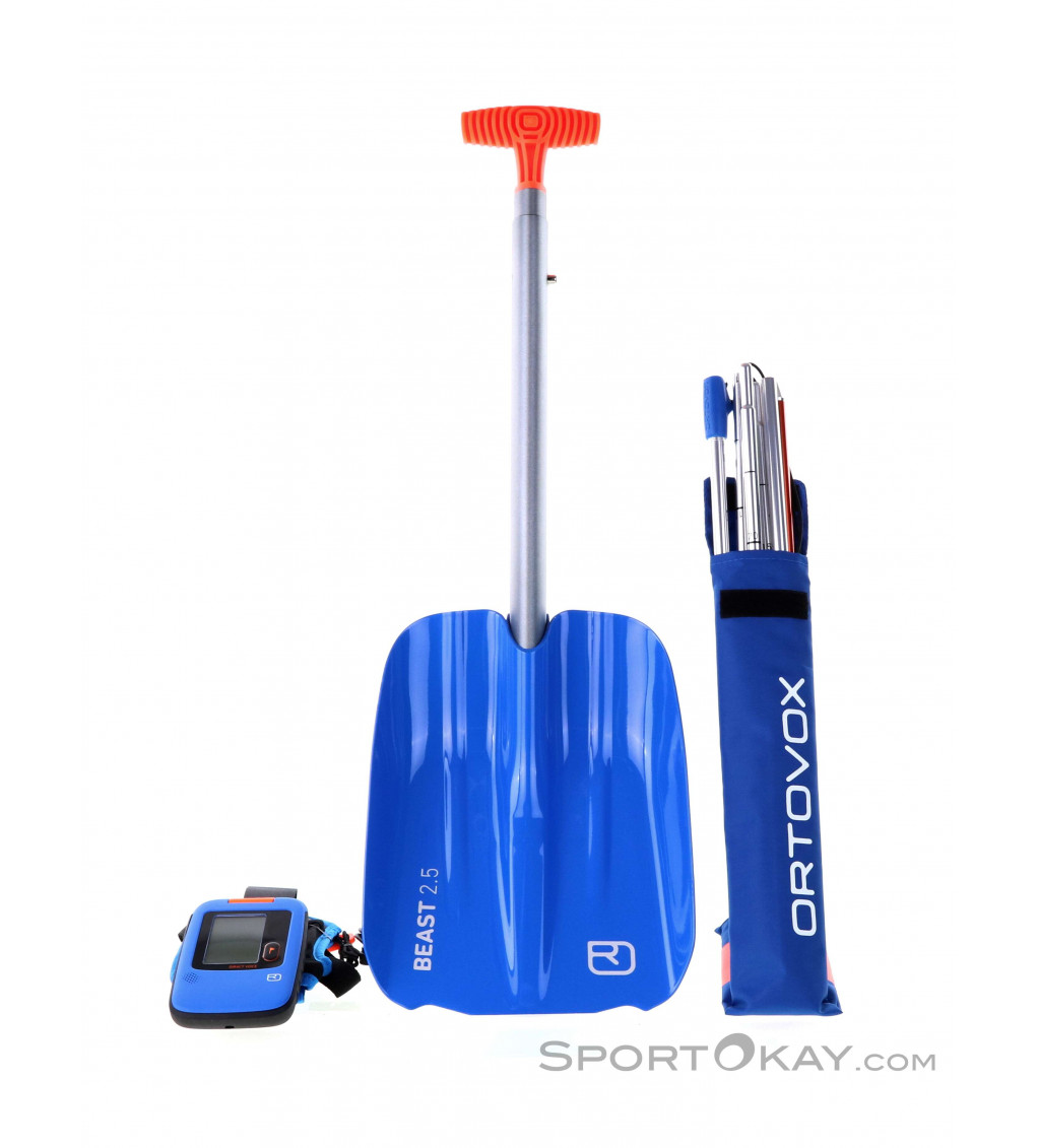 Ortovox Rescue Set Diract Pack ARTVA shovel probe kit