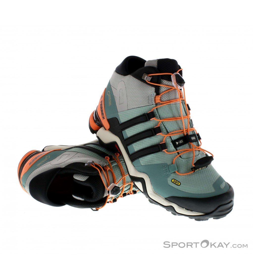 Adidas Fast R Mid Womens Trekking Boots Gore-Tex - Hiking Boots - & Poles Outdoor - All