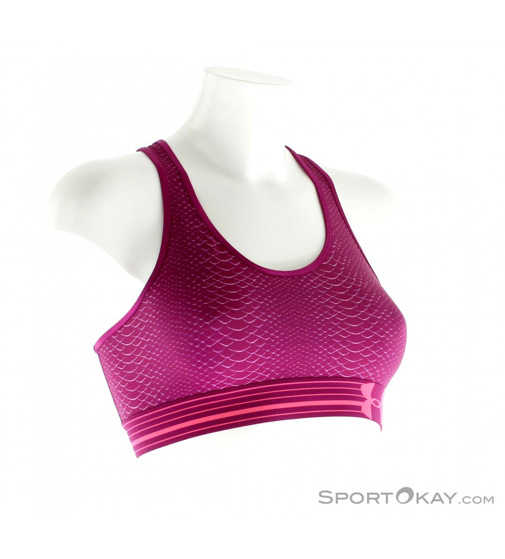 Under Armour Printed Bra A-C Cup Womens Sports Bra - Shirts & T-Shirts -  Running Clothing - Running - All