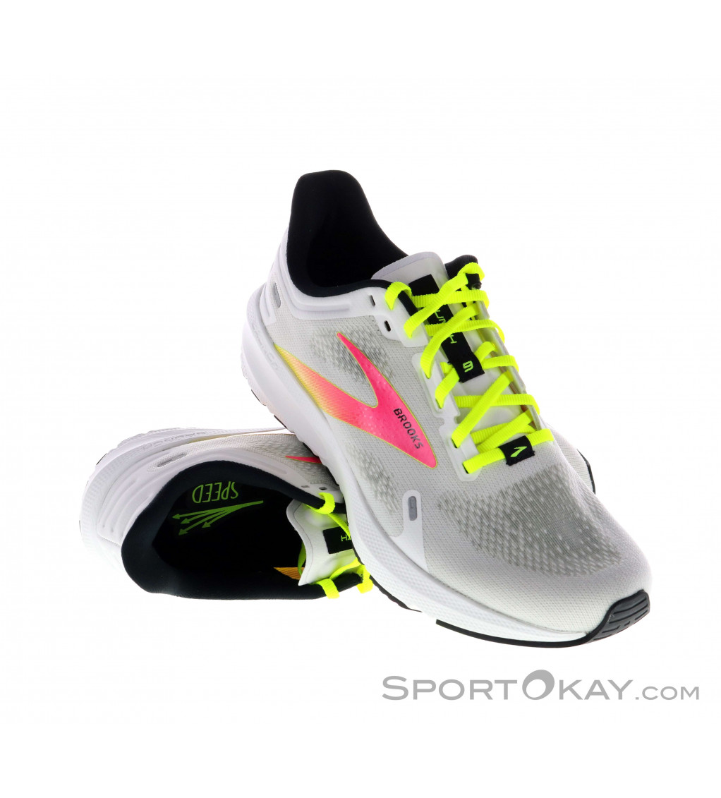 Brooks Launch 9 Lightweight Breathable Running Speed White Pink