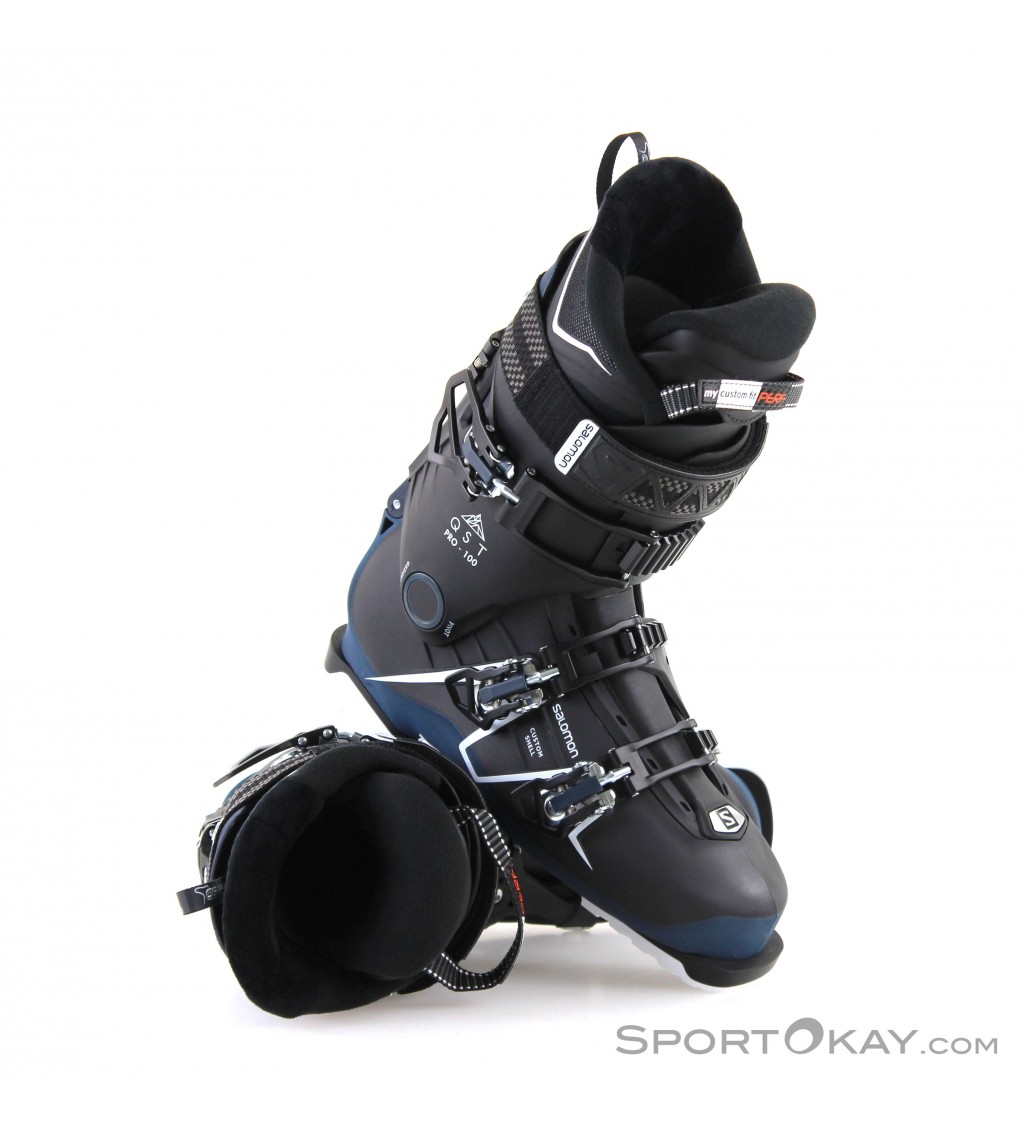 Salomon QST Pro 100 Mens Ski Boots - Alpine Ski Boots - Boots Ski Freeride - All