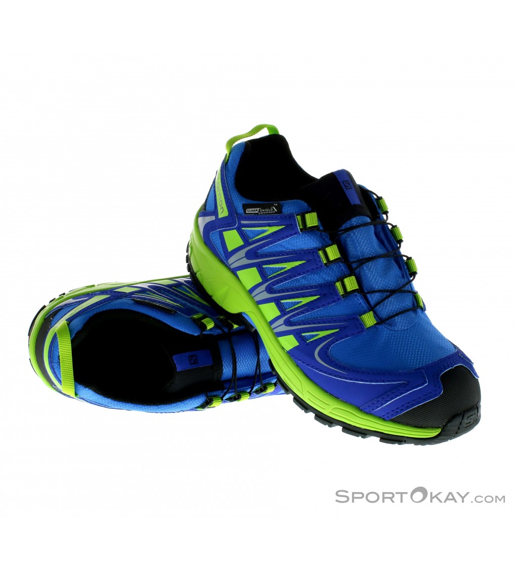 XA Pro 3D CS WP Kids Trail Running Shoes - Trail Running Shoes - Running Shoes - -
