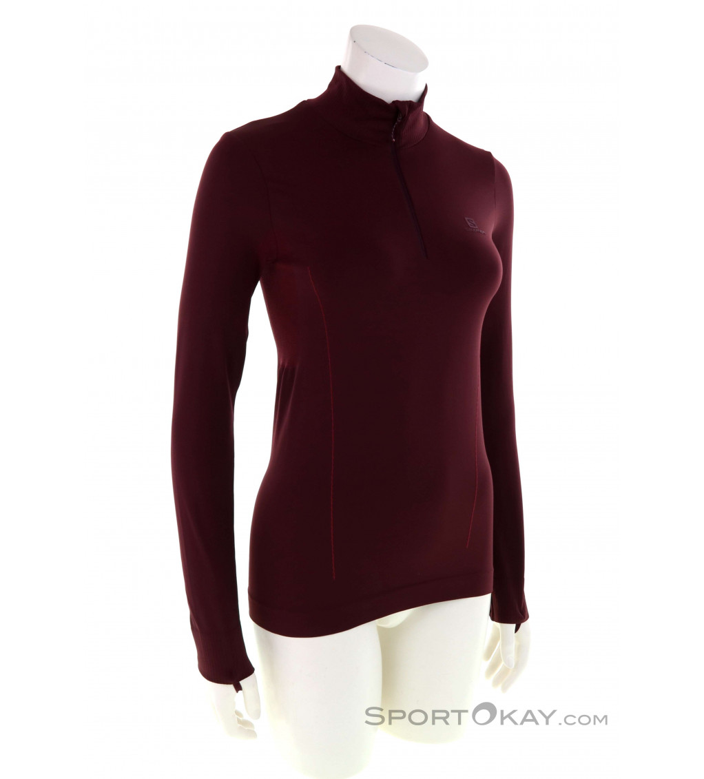 Salomon Comet Seamless Half Zip Womens Sweater