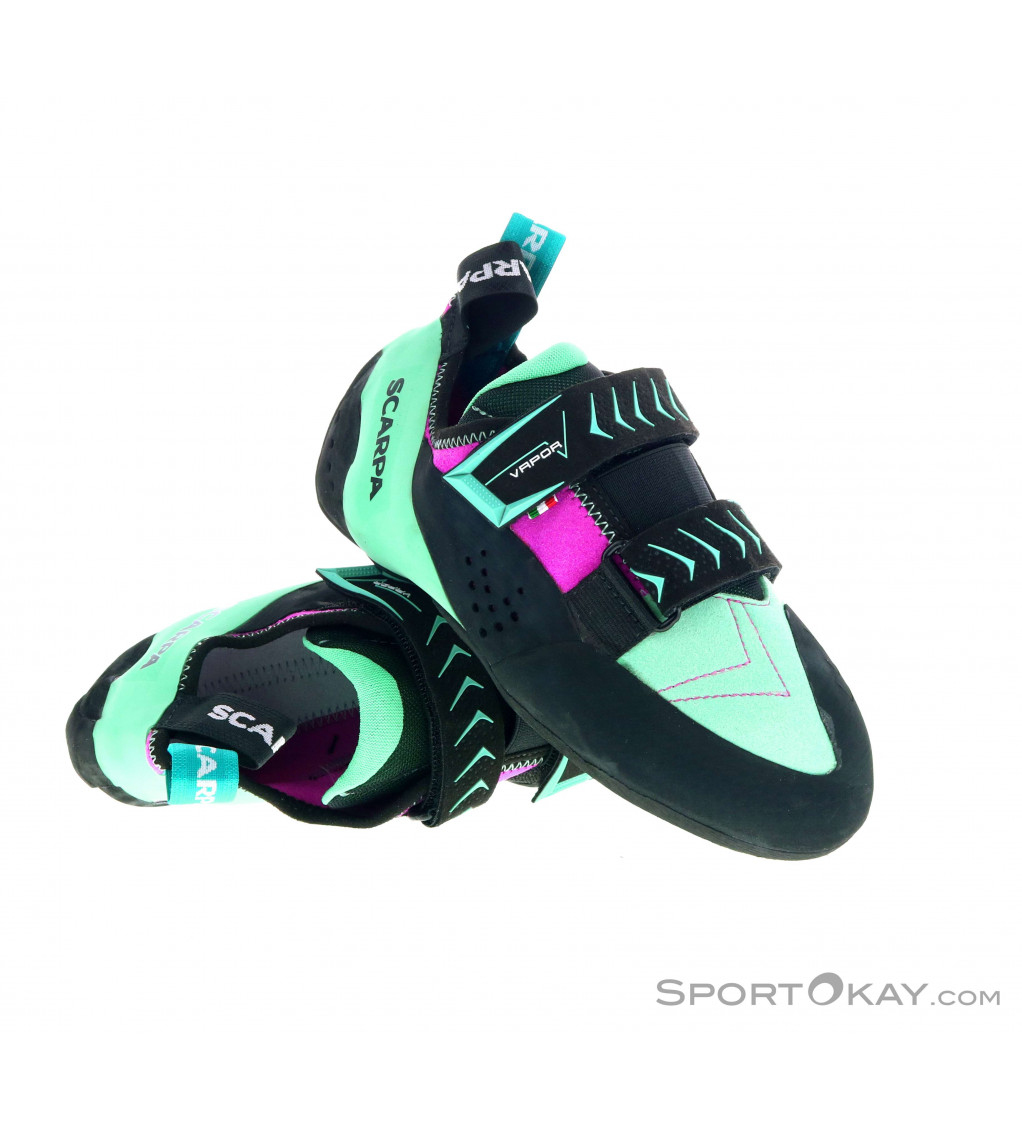Scarpa - Women's Instinct VS - Climbing shoes - Black / Aqua | 35 (EU)
