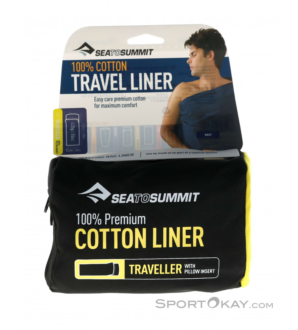 Sea to Summit Cotton Liner Traveller Cotton Inlet - Sleeping Bags - Camping  - Outdoor - All