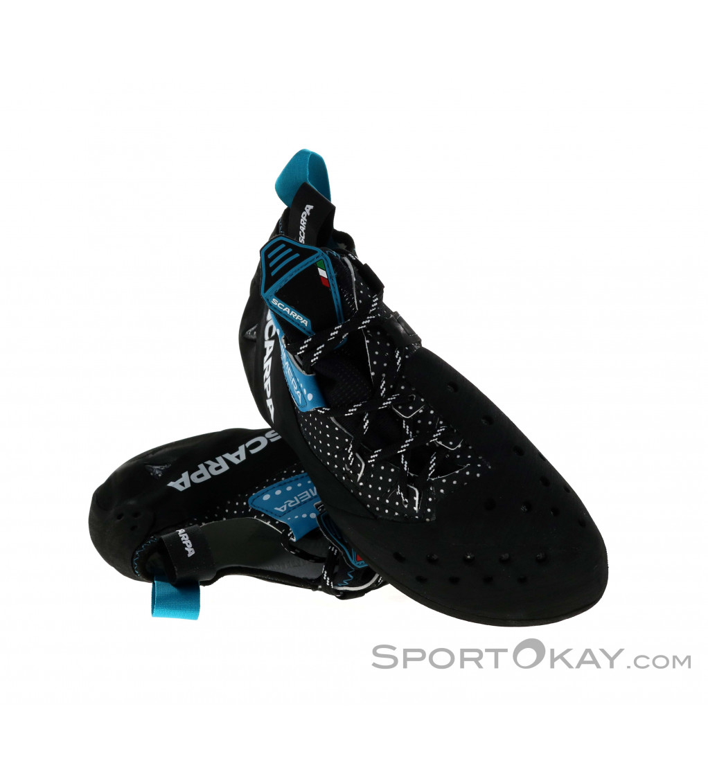 Scarpa - Chimera - Climbing shoes - Black / Azure | 35 (EU)