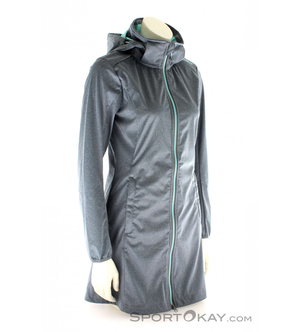 CMP Softshell Jacket Zip Hood Womens Outdoor Jacket