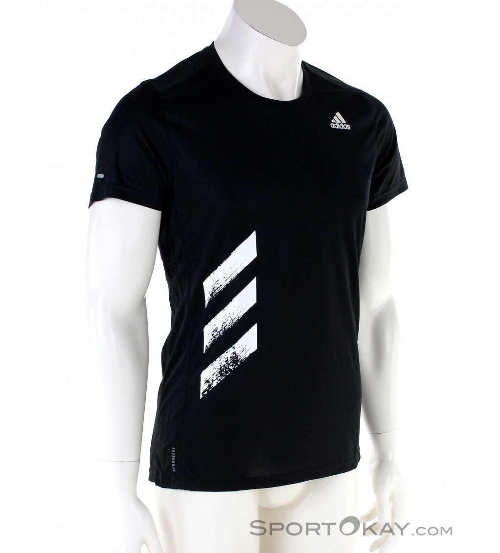 adidas Run It PB Mens T-Shirt - Shirts & T-Shirts - Fitness Clothing - - All