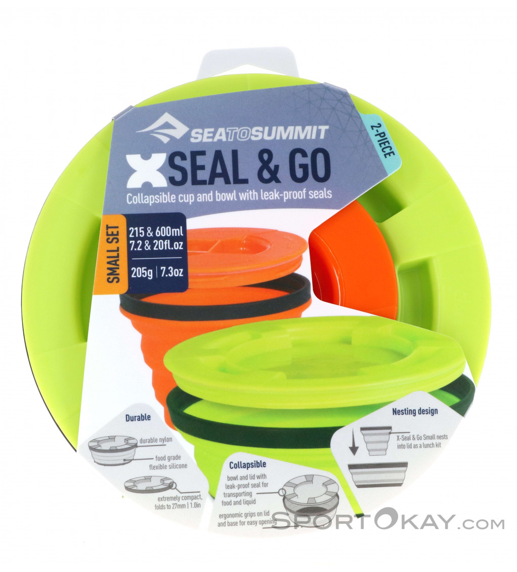 Sea to Summit X-Seal & Go Set Small Camping Crockery
