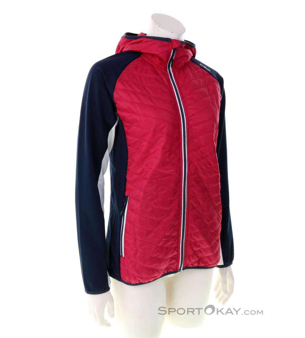 Clothing Jacket Outdoor Fix Hood All Outdoor - Women - CMP - Hybrid Jackets Outdoor -