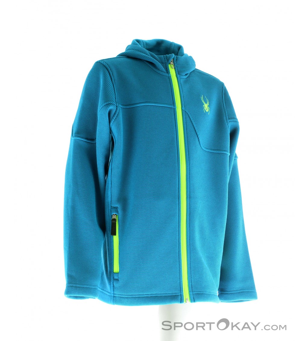 Spyder Upward Full Zip Hoody Mid Weight Core Boys Sweater