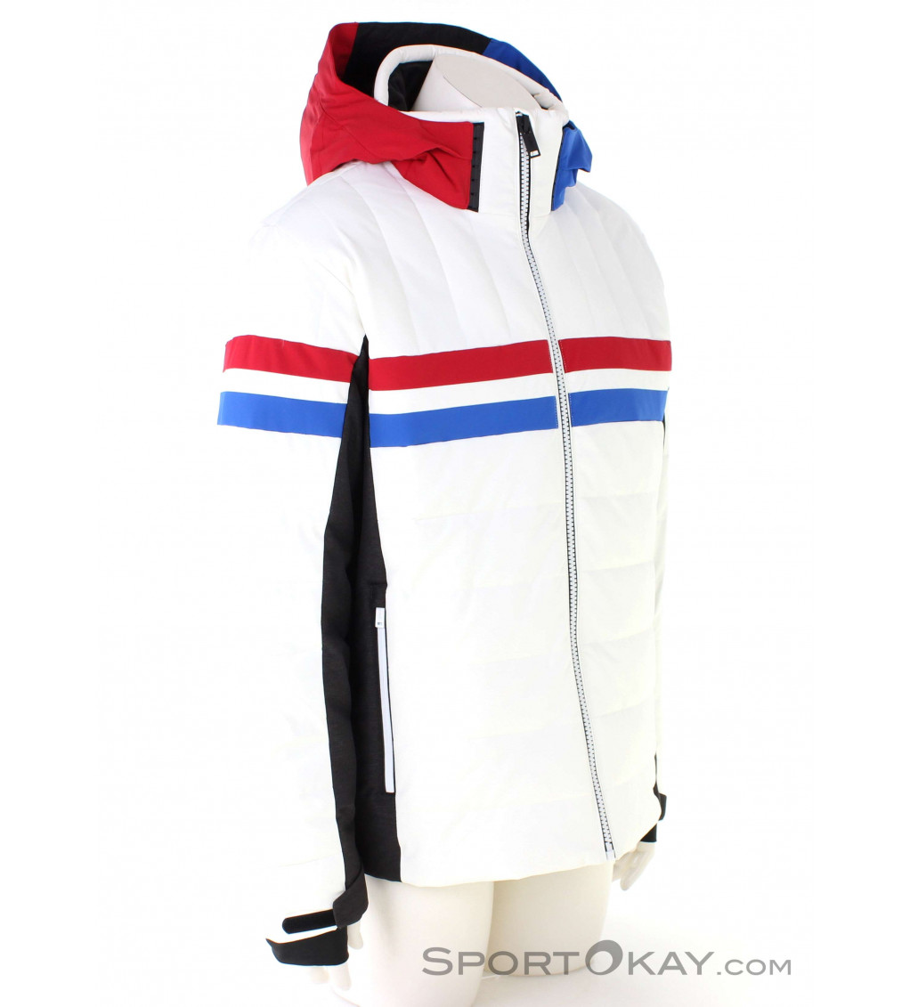 CMP Man Jacket Zip Hood Chaqueta de esquí para hombre blanco rojo antr –  gellisport