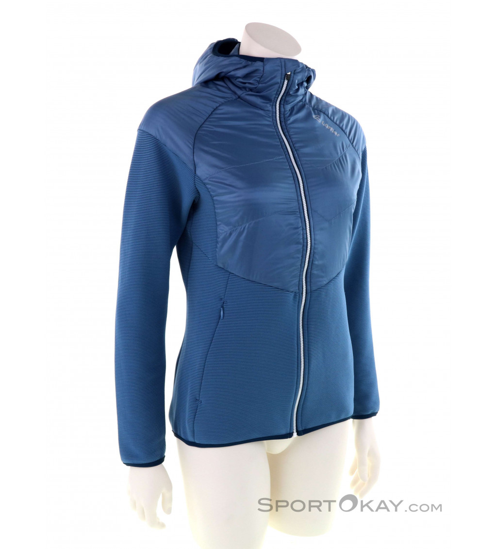 Women Outdoor Jackets Touring - Löffler Hybrid - Clothing Izzy Active All Hooded Jacket PL Outdoor - Ski -
