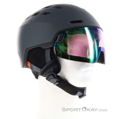 Head Radar Photo Ski Helmet with Visor