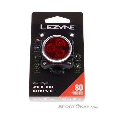 Lezyne Zecto Drive Bike Light Rear