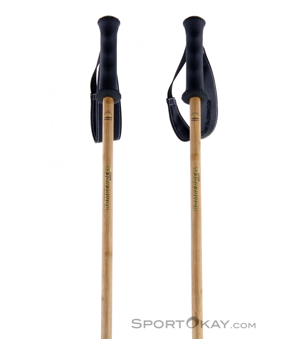 Komperdell Carbon Bamboo Vario 110-145cm Freeride Poles