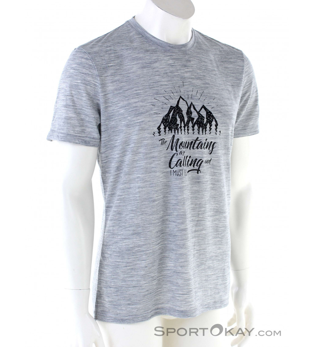 Super Natural Graphic Tee Mountain Print Mens T-Shirt