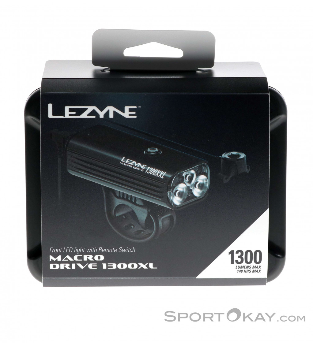 Lezyne Macro Drive 1300XXL Box Remote Predné svetlo na bicykel