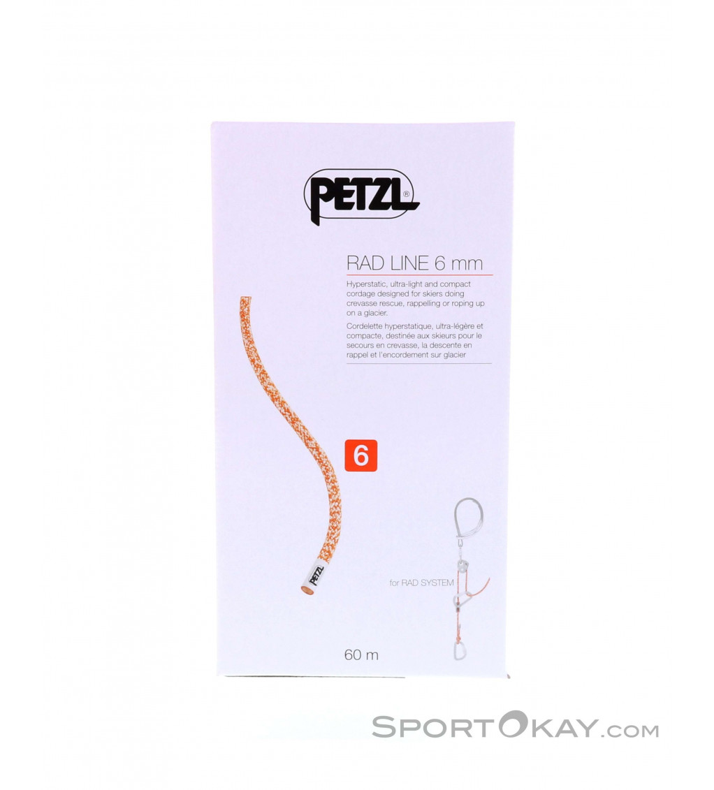 Petzl Rad Line 6mm 60m Pomocné lano (reep)
