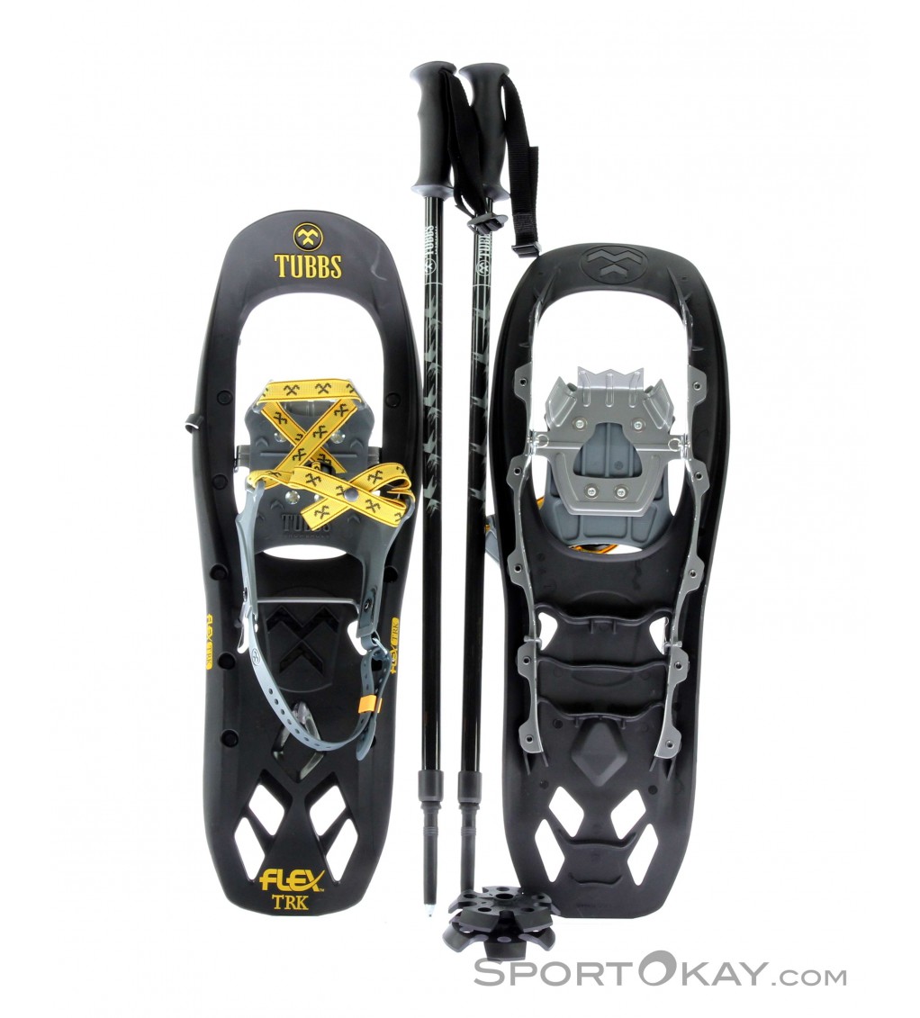 Tubbs Flex TRK 24 Mens Snowshoes + Ski Touring Poles SET
