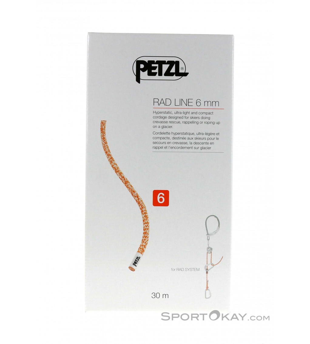 Petzl Rad Line 6mm 30m Pomocné lano (reep)