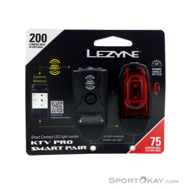 Lezyne KTV Drive/KTV Pro Smart Súprava svetiel na bicykel