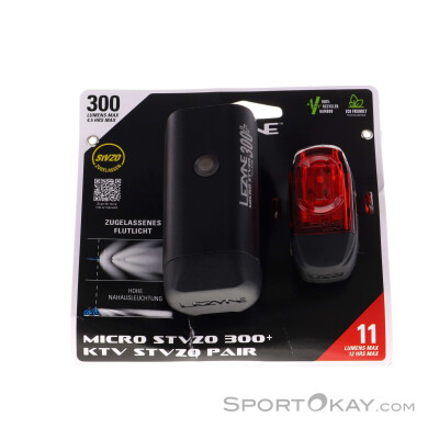Lezyne Micro Drive 300 Pro + KTV Drive StVZO Súprava svetiel na bicykel