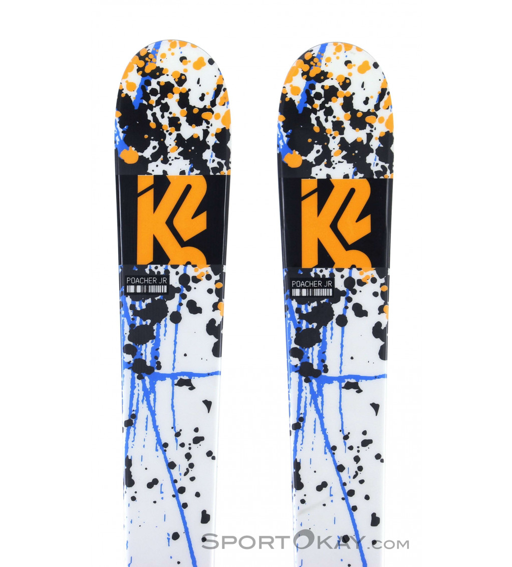 K2 Poacher Jr. + Marker FDT 7 Jr. Kids Ski Set 2022