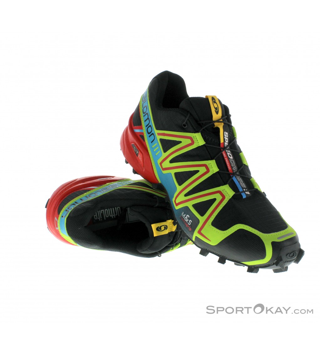 Salomon Speedcross 3 Mens Trail Running Shoes Chaussures de trail Chaussures de course Running Tout