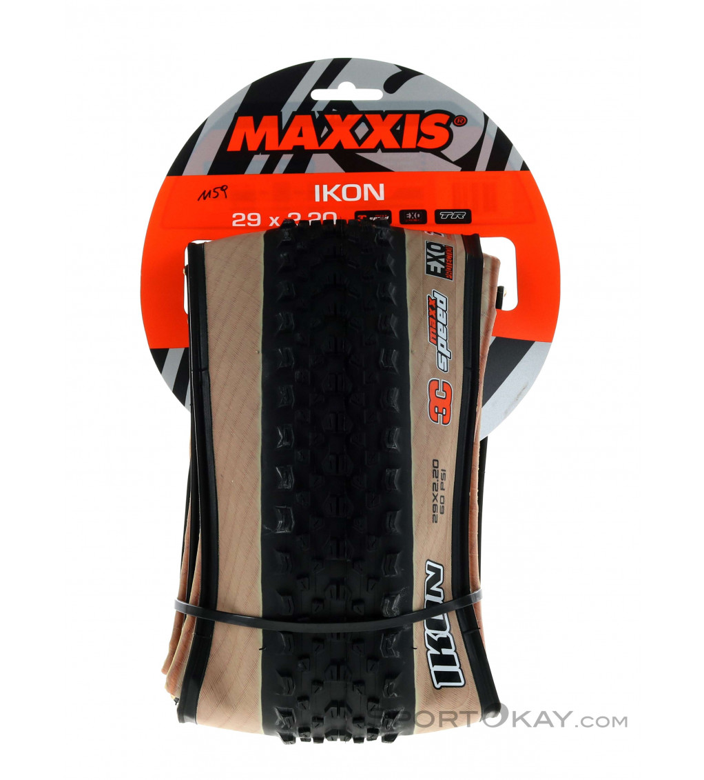 Maxxis Ikon Exo TR Skinwall 3C MaxxSpeed 29x2 20 Tire Pneus et chambres a air Composants Velos Tout