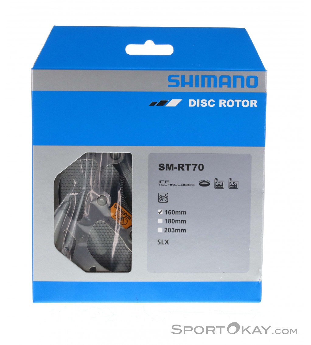 Shimano SLX SM-RT70 Ice-Tech 160mm Centerlock disque de frein