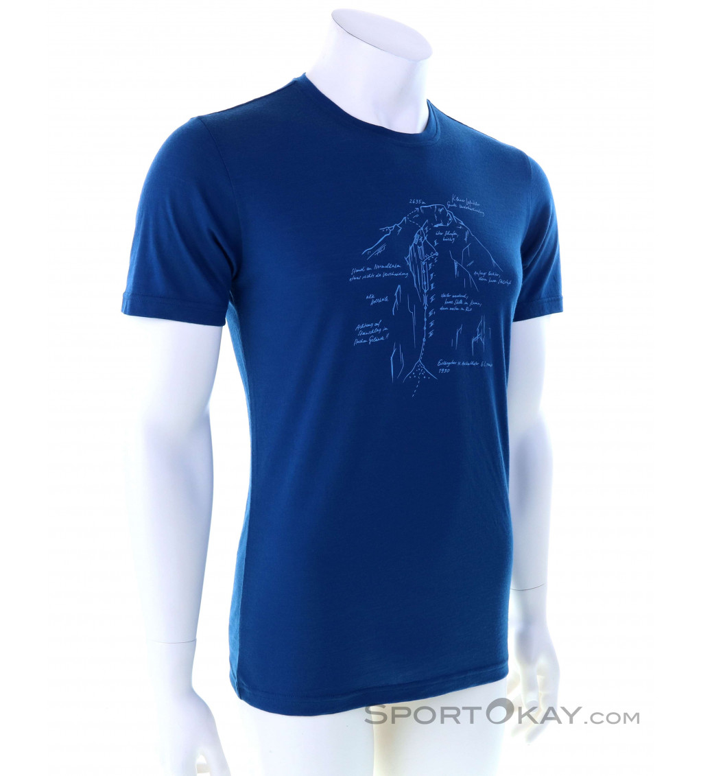 Ortovox 120 Tec Lafatscher Topo TS Hommes T-shirt