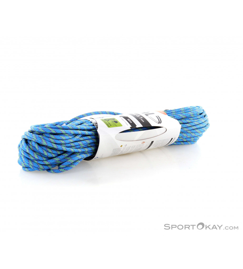 Beal Ice Line 8,1mm Dry 50m Câble d'escalade - Demi-câble - Câbles d' escalade et cordelettes - Escalade - Tout