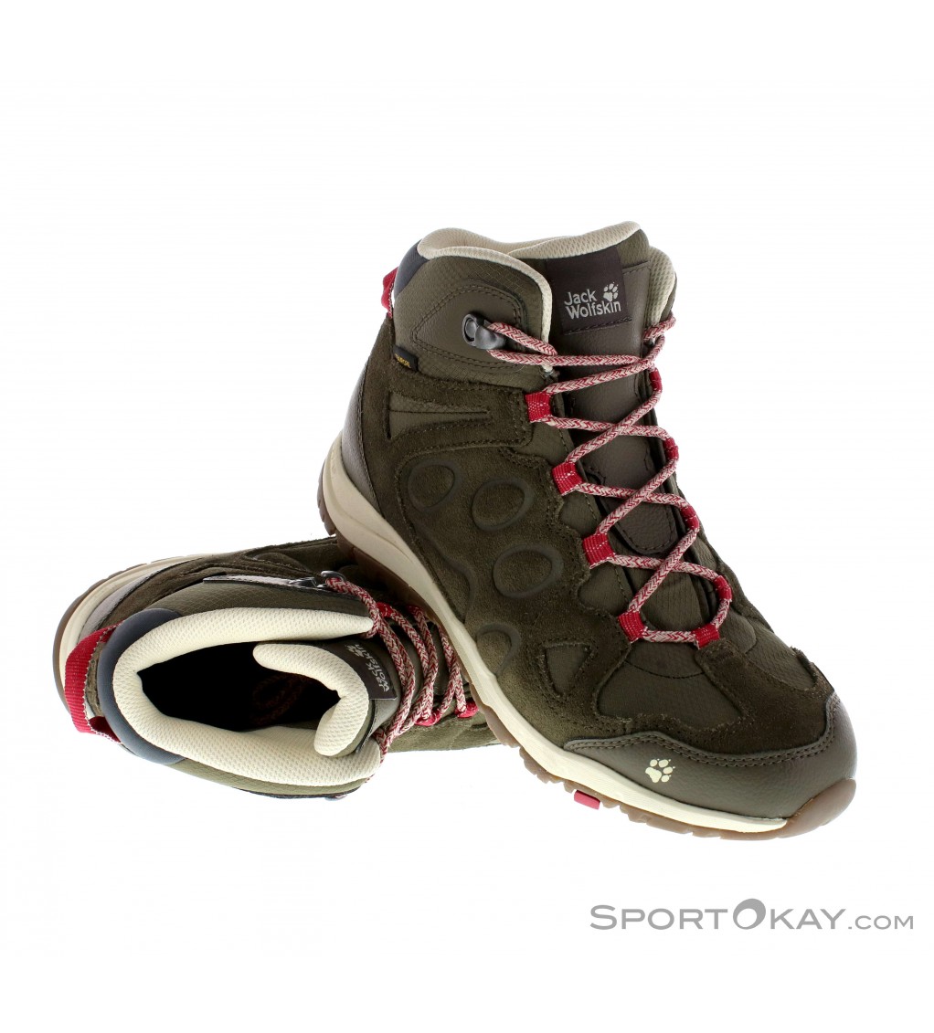 Jack Wolfskin Rocksand Texapore Mid Womens Hiking Boots