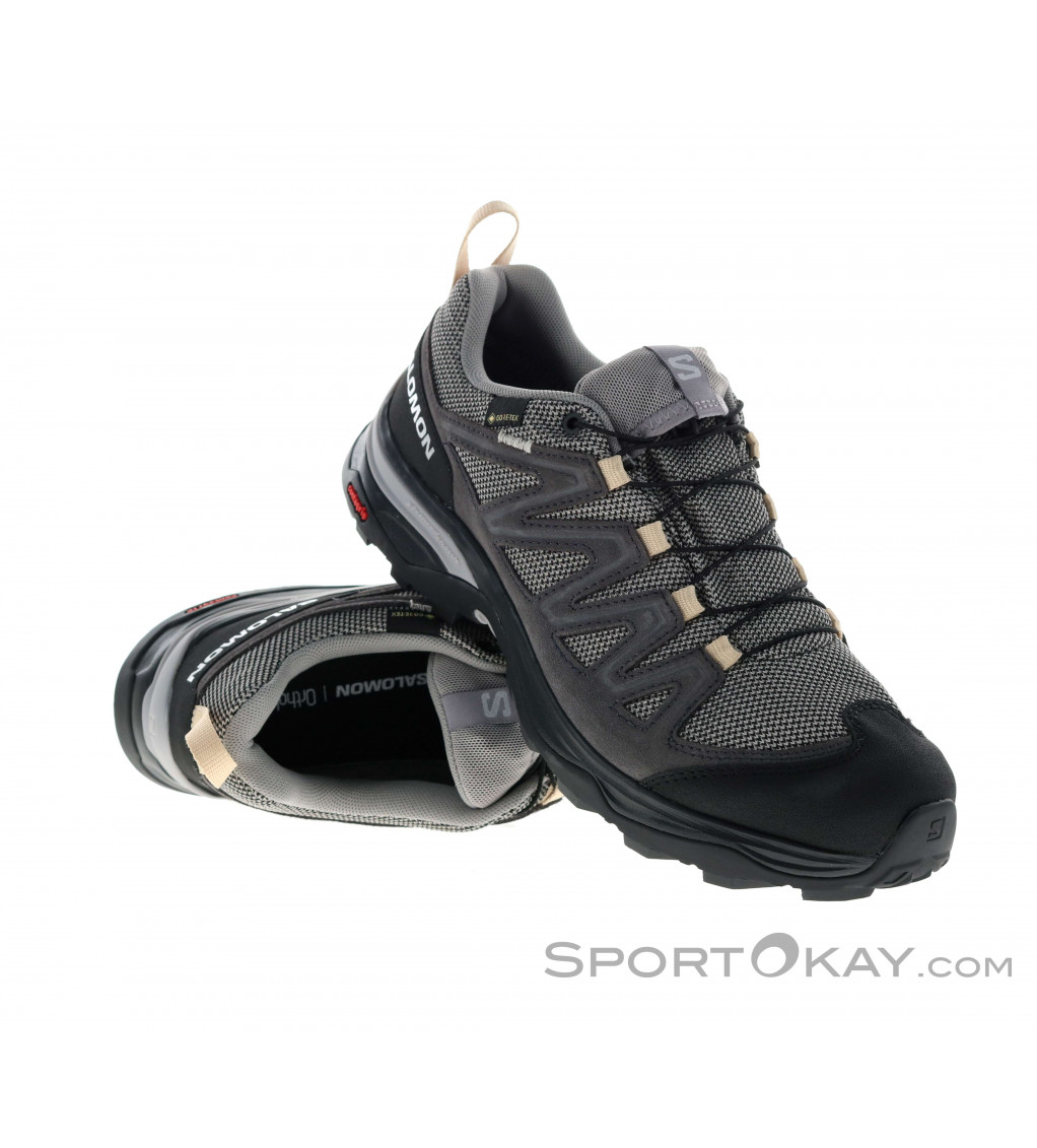 Salomon X Ward Leather GTX Femmes Chaussures de randonnée Gore-Tex