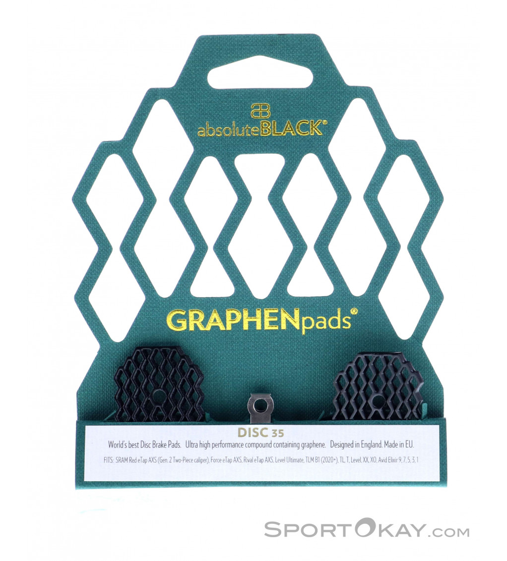 Absolute Black Graphenpads Disc 35 SRAM eTap AXS Garnitures de frein