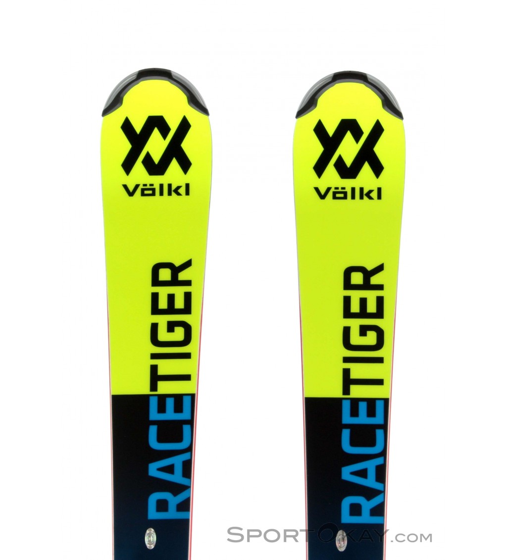 Völkl Racetiger Speedwall SL R + Race 10 Youth Ski Set 2018