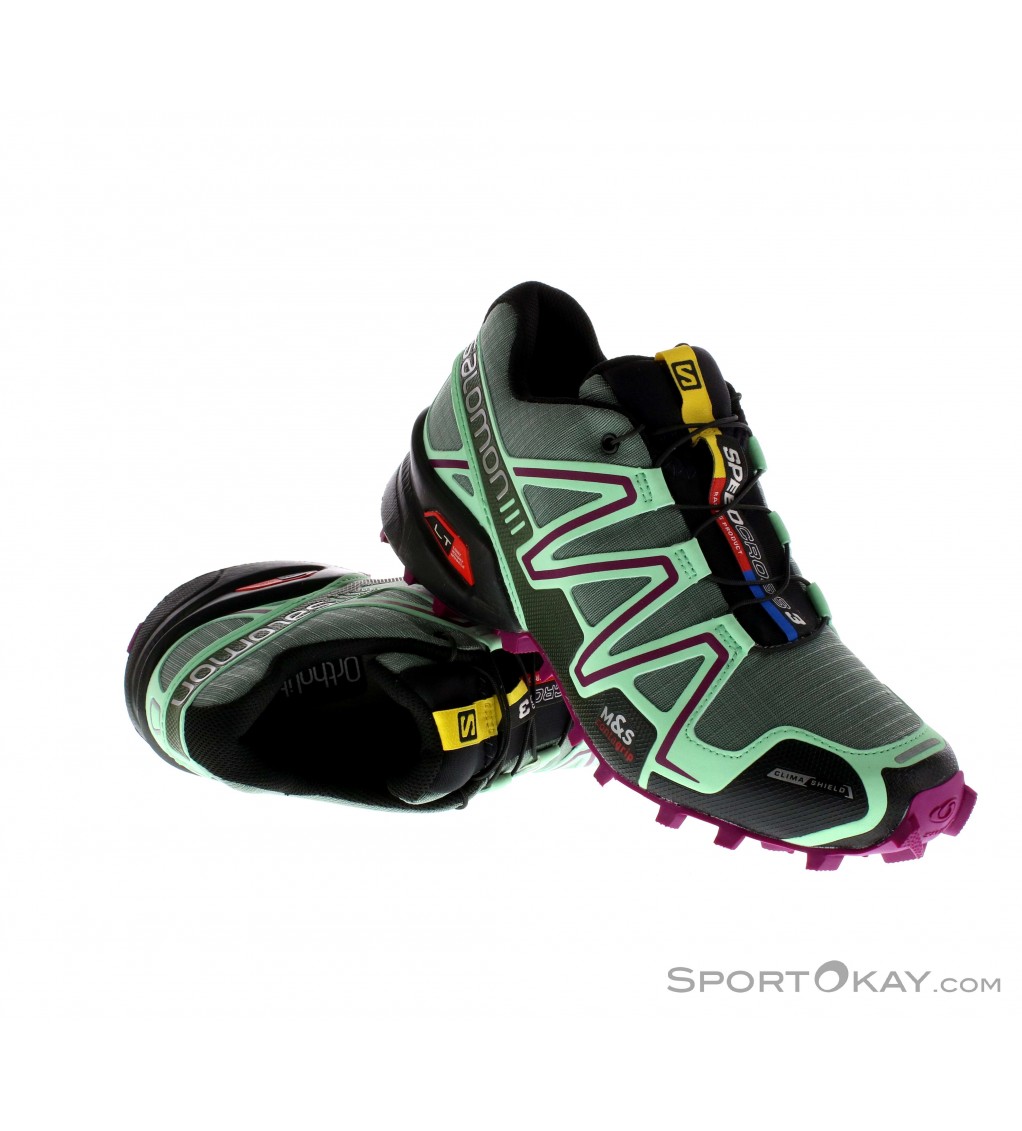 Salomon Speedcross 3 CS Womens Trail Running Shoes Chaussures de trail Chaussures de course Running Tout