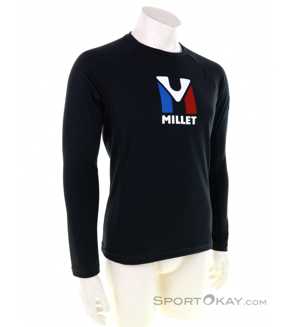 Millet Trilogy Logo Wool TS Mens Functional Shirt