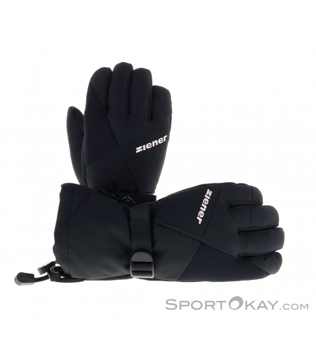 Ziener, Lani GTX gants de ski enfants Black noir