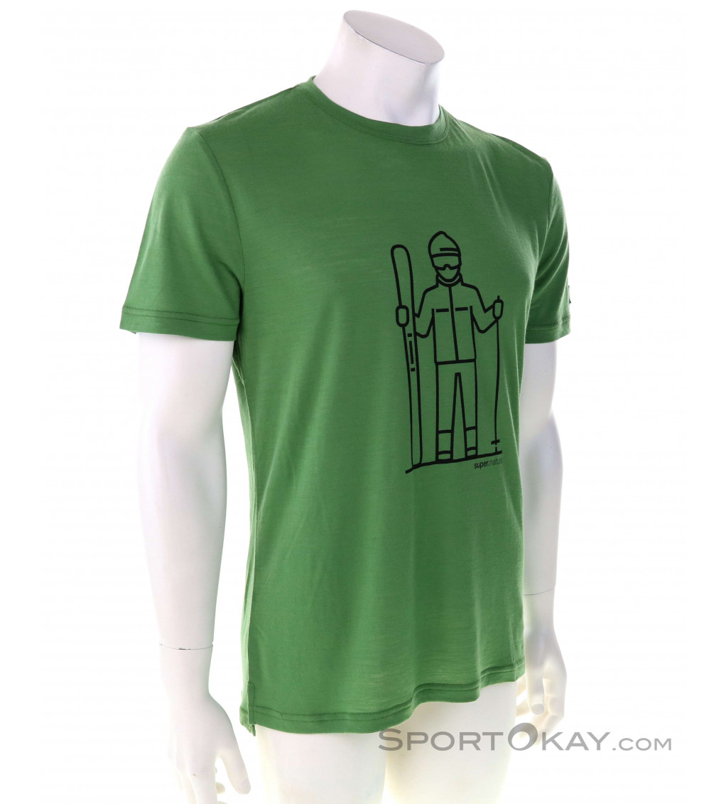 Super Natural Skieur Hommes T-shirt