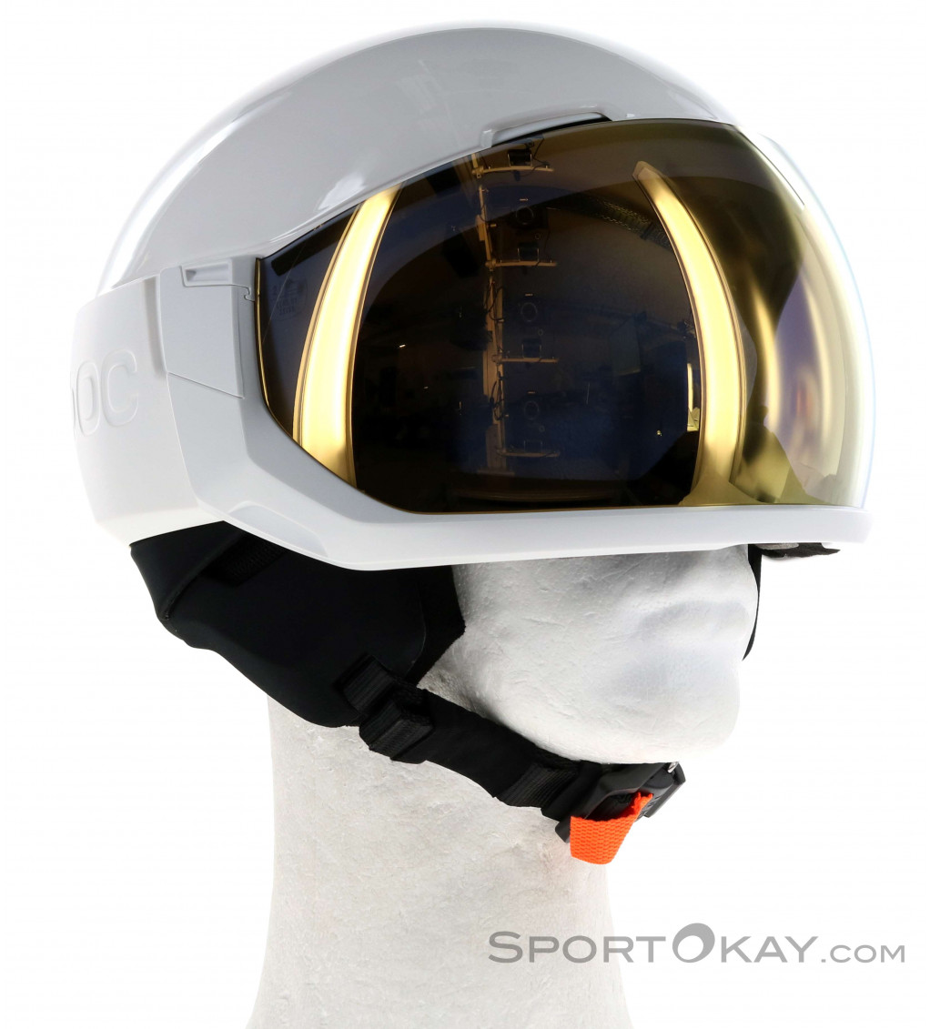Casque de ski intégré avec lunettes, sports de neige en plein air